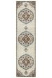 Babylon 202 Runner Rug (White) by Rug Culture Fashion