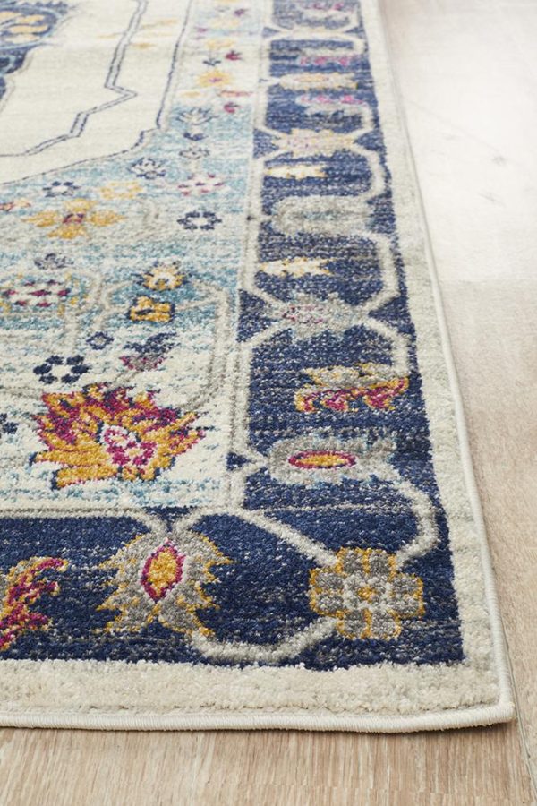 Babylon 201 Rug (Blue) by Rug Culture Hot on Sale