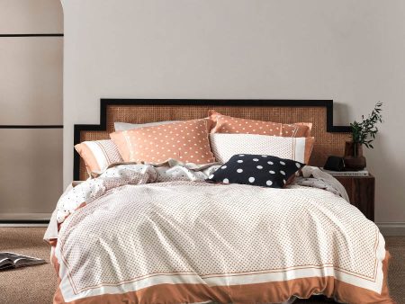 Vivienne Quilt Cover Set Brandy by Linen House Online