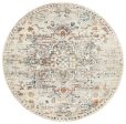 Century 911 Round Rug (Silver) by Rug Culture Discount