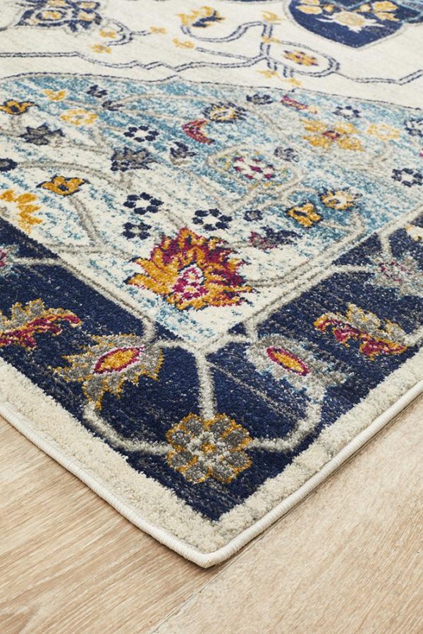 Babylon 201 Rug (Blue) by Rug Culture Hot on Sale