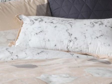 Zola Champagne Long Filled Cushion by Bianca on Sale