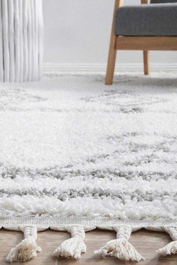 Casablanca Temara Rug (White) by Rug Culture For Sale