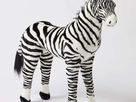 Large Standing Zebra by Jiggle & Giggle Supply