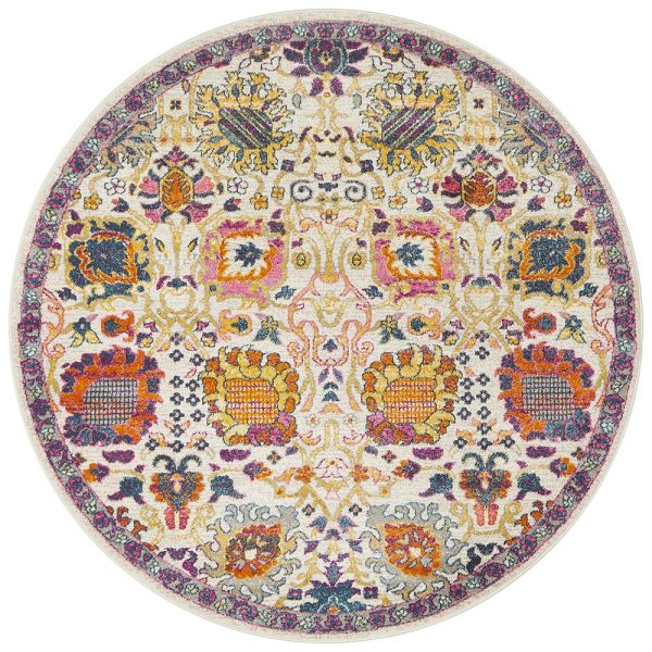 Babylon 206 Round Rug (Multi) by Rug Culture Fashion