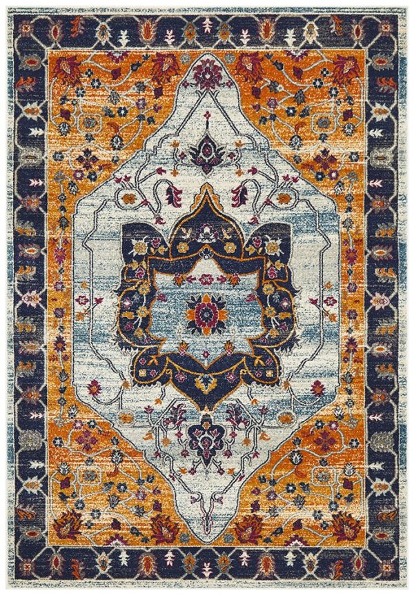 Babylon 201 Rug (Rust) by Rug Culture Hot on Sale