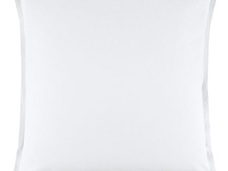 Wellington White European Pillowcase by Bianca on Sale