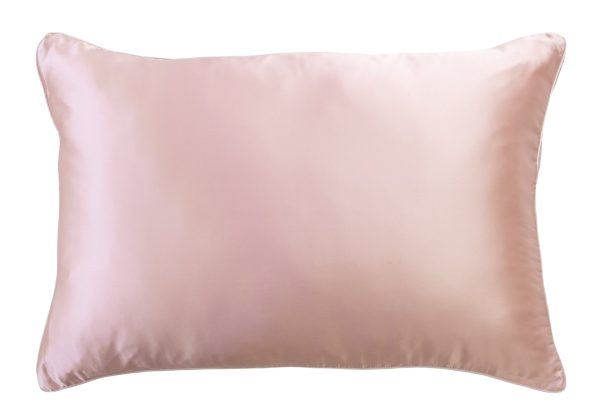 Silk   Linen Reversible Pillowcase DUSTY PINK by Ardor Online now