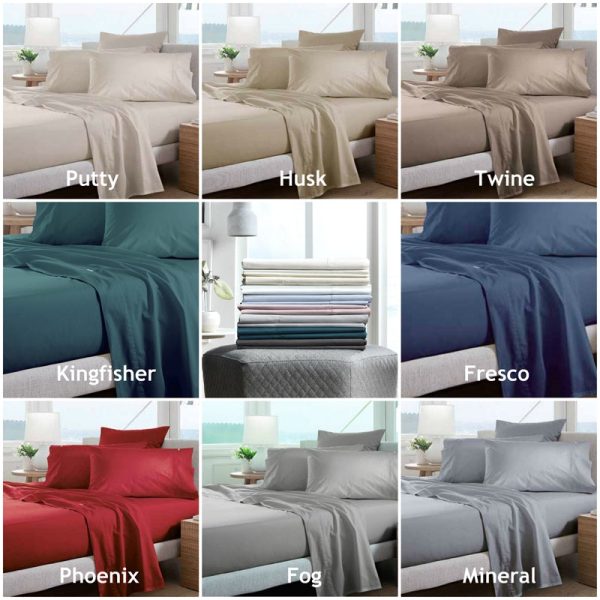 Classic Percale 300TC Sheet Set by Sheridan - SINGLE BED Online Sale