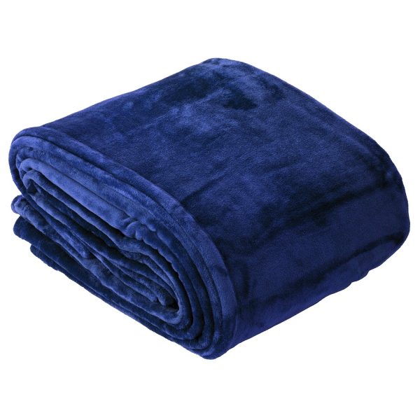 Ultra Soft Velvet Blanket 350gsm INDIGO by Bianca Online