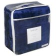 Ultra Soft Velvet Blanket 350gsm INDIGO by Bianca Online