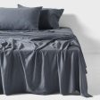 Nara Bamboo Cotton 400TC Sheet Set BLUESTONE by LINEN HOUSE Online Hot Sale