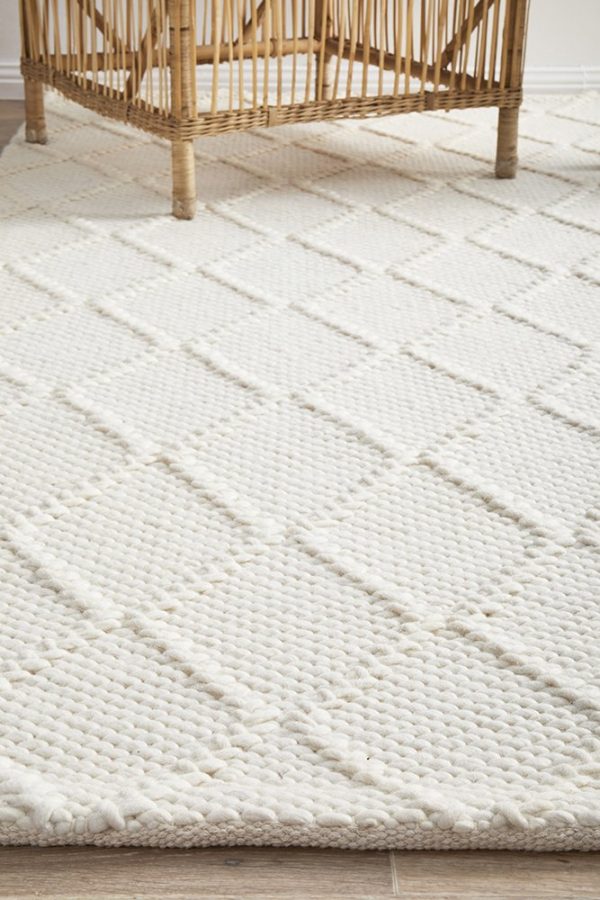 Huxley Rug (White) by Rug Culture For Sale