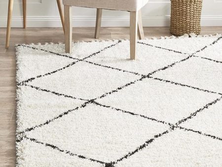 Saffron 22 Rug (White) by Rug Culture Fashion