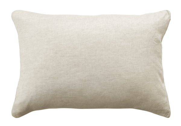 Silk   Linen Reversible Pillowcase LINEN by Ardor Online Sale