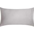 400TC Egyptian Cotton Sateen PEWTER KING SIZE Pillowcase by Logan and Mason Platinum Online now