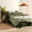 Springsteen Moss Quilt Cover Set by Linen House For Discount