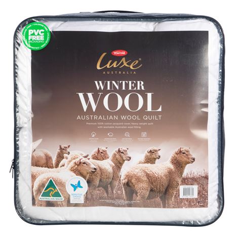 Tontine Luxe Australian Washable Winter Wool Quilt Discount