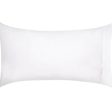 400TC Egyptian Cotton Sateen WHITE KING SIZE Pillowcase by Logan and Mason Platinum Cheap