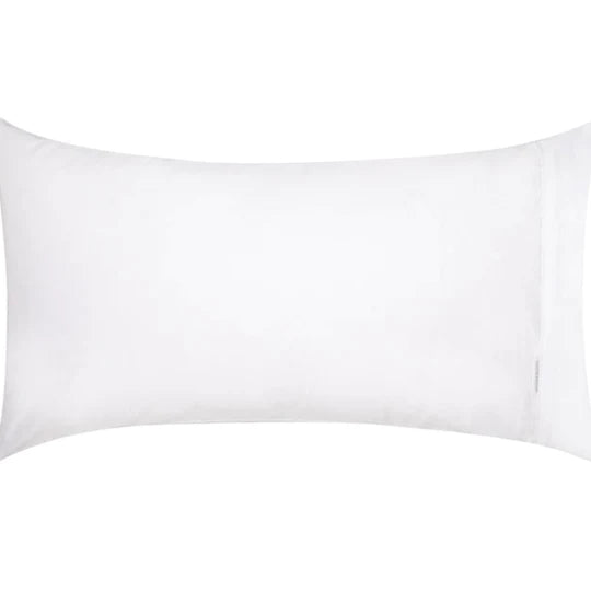 400TC Egyptian Cotton Sateen WHITE KING SIZE Pillowcase by Logan and Mason Platinum Cheap