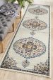 Babylon 202 Runner Rug (White) by Rug Culture Fashion