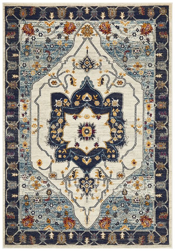 Babylon 201 Rug (Blue) by Rug Culture Hot on Sale