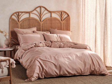 Nara Bamboo Cotton CLAY Quilt Cover Set by Linen House Online Hot Sale