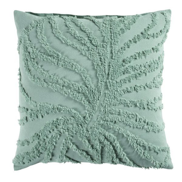 Foliage Sage Square Filled Cushion 43 x 43cm by Bianca on Sale