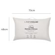 Everyday Washable Standard 2 Pack Pillow Pair 600gsm by Linen House Discount