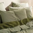 Springsteen Moss Quilt Cover Set by Linen House For Discount