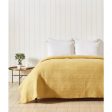 Private collection Limited Edition Mini Channel Ochre Coverlet Sale