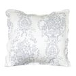 Florence Grey European Pillowcase by Bianca Fashion