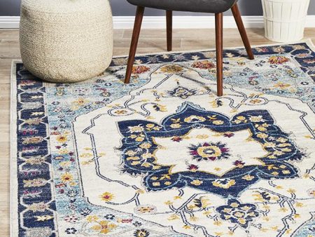 Babylon 201 Rug (Blue) by Rug Culture Hot on Sale