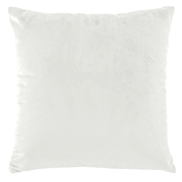 Vivid Ivory Coordinates Velvet European Pillowcase by Bianca For Discount