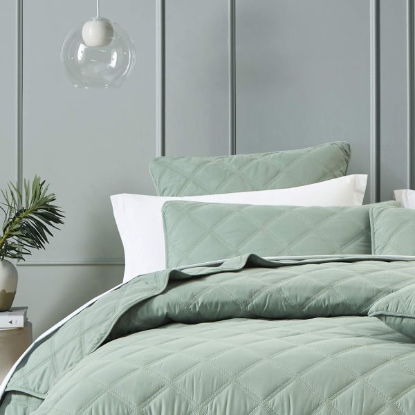 Barclay Olive European Pillowcase by Bianca For Cheap