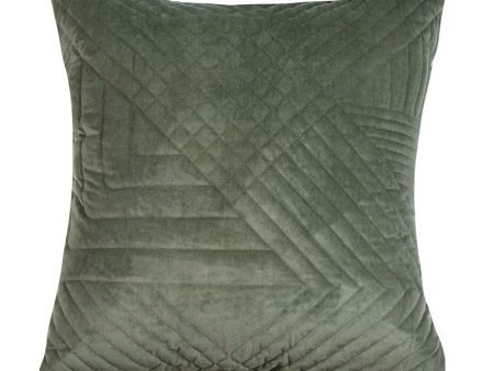 Bianca Samatra European Pillowcase Olive on Sale