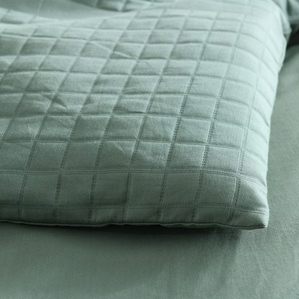 Jasper Green Quilt Cover Set by Bianca Hot on Sale