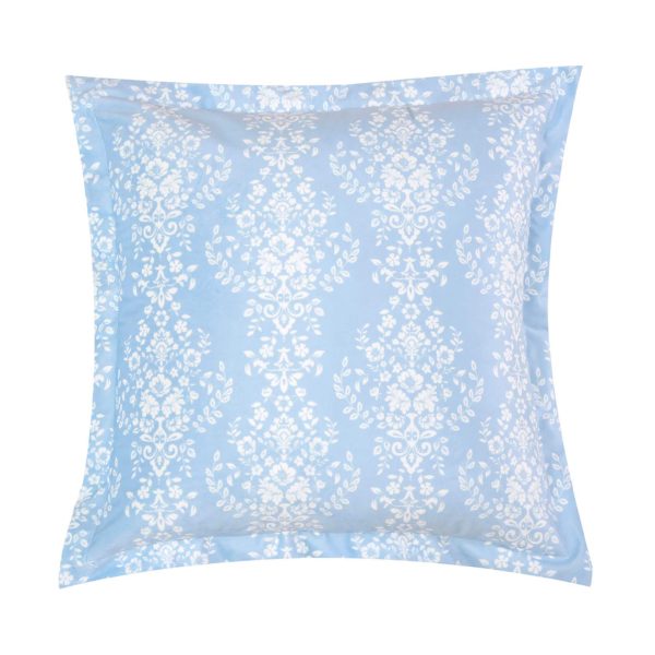 Ravello Blue Velvet Square Filled Cushion 43 x 43cm by Bianca Discount