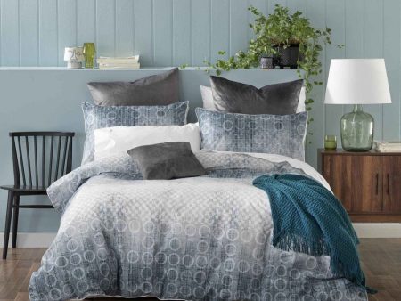 Winston Grey Quilt Cover Set by Bianca Discount