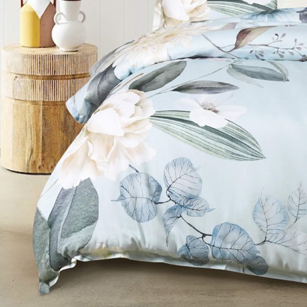 Azura Blue Quilt Cover Set by Bianca Sale