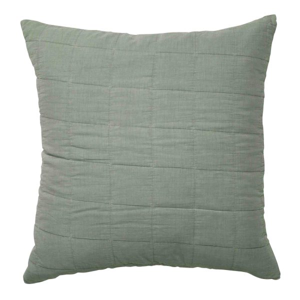 Geraldton 43x43cm Filled Cushion Olive by Bianca on Sale