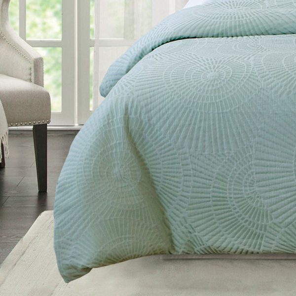 Byron Sage Quilt Cover Set by Bianca Discount