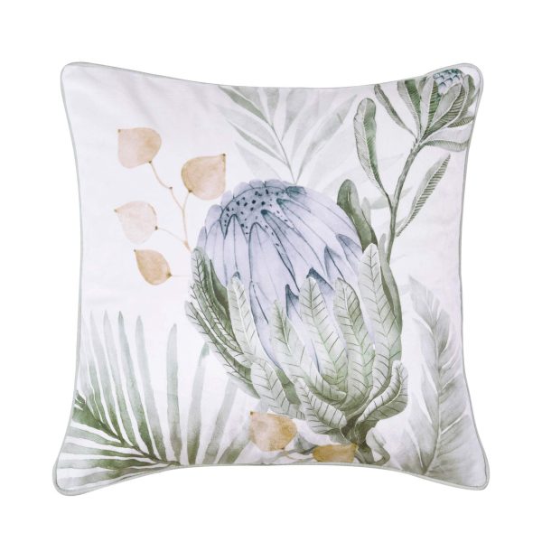 Evergreen Velvet Square Filled Cushion 43 x 43cm Supply