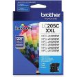 Brother LC205XXL Extra High Yield Cyan Ink Cartridge on Sale