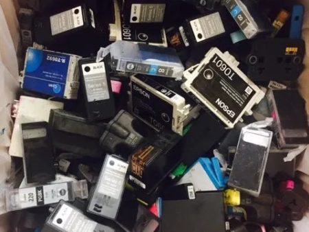 Mix lot of 450 Virgin & Non Virgin Empty Ink Cartridges for Staples Rewards Sale