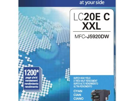 Brother LC20E Extra High Yield Cyan Ink Cartridge Online