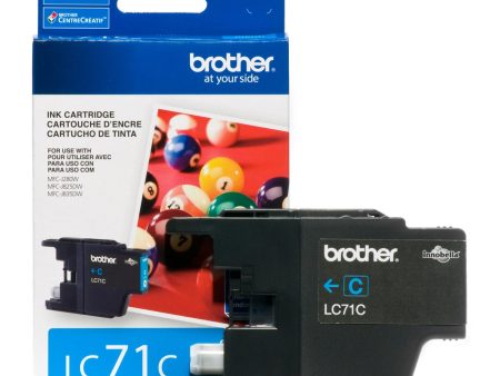 Original Brother LC71 Cyan  Ink Cartridge Supply