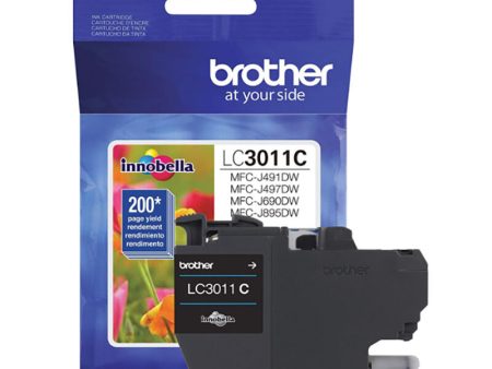 Original Brother LC3011 Cyan Ink Cartridge Fashion