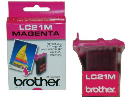 Original Brother LC21 Innobella Magenta Ink Cartridge, LC21M Hot on Sale