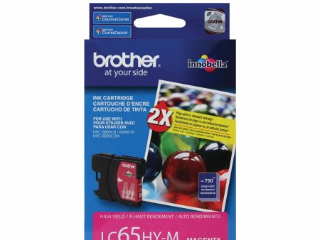 Original Brother LC65 Magenta Ink Cartridge For Sale